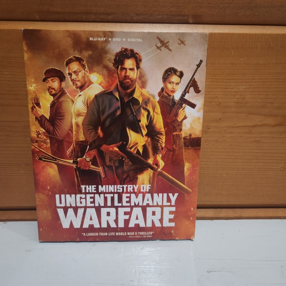 The Ministry of Ungentlemanly Warfare (Blu-ray, 2024) New Sealed Blue